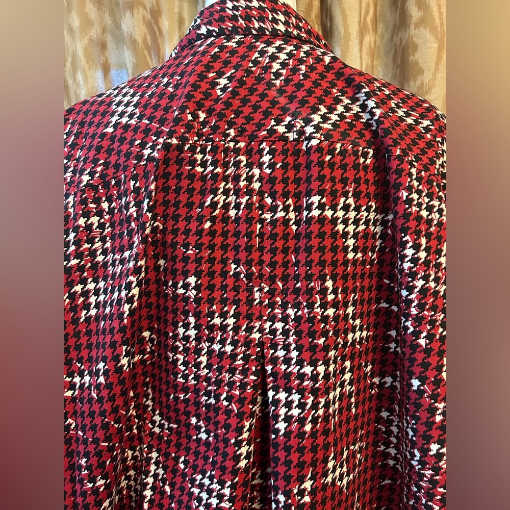 Red Check Tunic Top - Picture 4 of 10